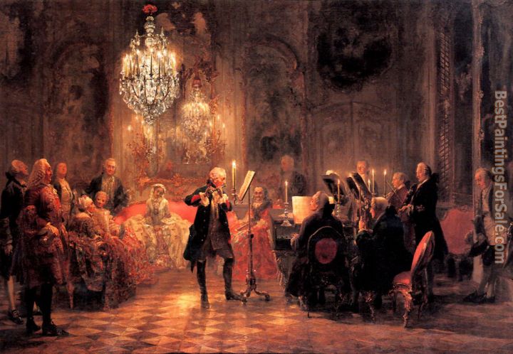 Adolph von Menzel Paintings for sale